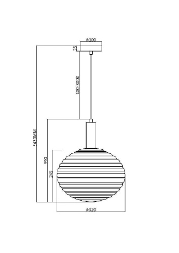 Подвесной светильник Maytoni MOD268PL-01G Подвесной светильник Maytoni MOD268PL-01G