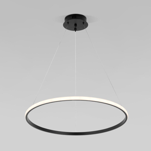 Подвесной светодиодный светильник Eurosvet Collars 90264/1 черный Подвесной светодиодный светильник Eurosvet Collars 90264/1 черный