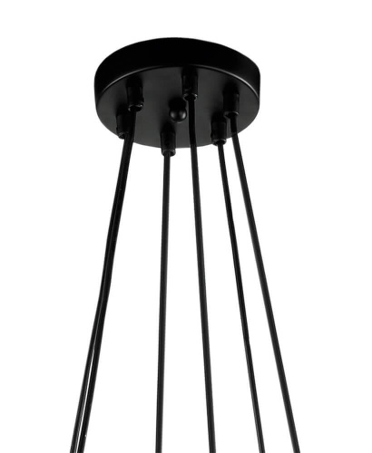Подвесная люстра Lumien Hall Тейл 4002/6P-BK-GR Подвесная люстра Lumien Hall Тейл 4002/6P-BK-GR