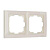 Рамка Werkel Snabb Basic на 2 поста слоновая кость WL03-Frame-02 4690389098727