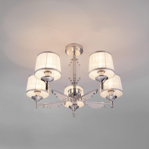 Потолочная люстра Eurosvet 60081/5 хром