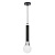 Подвесной светильник Lumina Deco Folino LDP 7012-1B BK+CHR