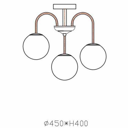 Потолочная люстра Rivoli Vista 3026-303 Б0038061