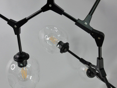 Подвесная люстра Elvan LU-113/6-Е27-Bl