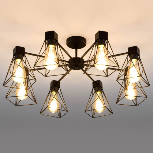 Потолочная люстра Eurosvet 70107/8 черный