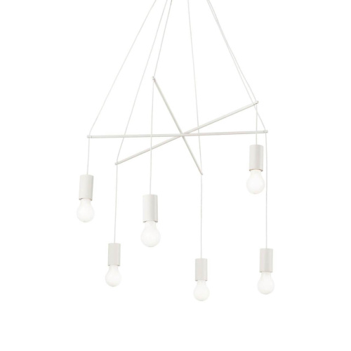 Подвесная люстра Ideal Lux Pop SP6 Bianco 186795 Подвесная люстра Ideal Lux Pop SP6 Bianco 186795