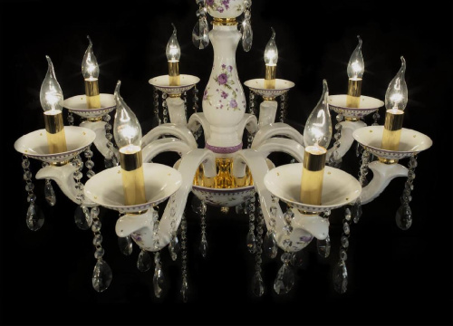 Подвесная люстра Arte Lamp Contessa A6613LM-8GO