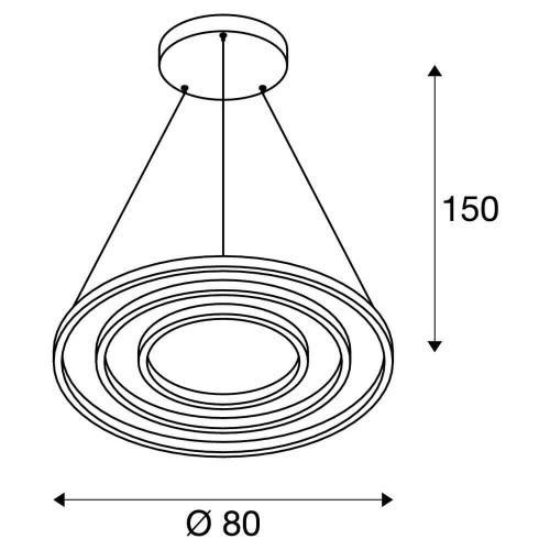 Подвесной светодиодный светильник SLV One 1002913