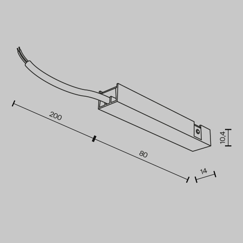 Комплектующие для трековой системы Technical TRA172B-1B Комплектующие для трековой системы Technical TRA172B-1B