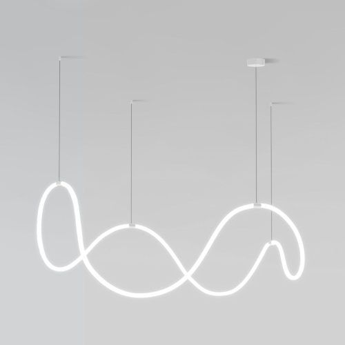 Подвесной светодиодный светильник Eurosvet 90288/1 белый Подвесной светодиодный светильник Eurosvet 90288/1 белый