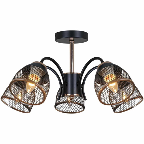 Потолочная люстра Reluce 01505-0.3-05 BK+FGD