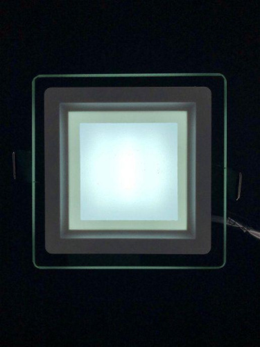 Встраиваемый светодиодный светильник Elvan VLS-705SQ-6W-WH-Wh