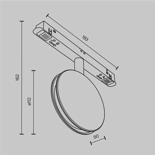 Трековый светильник Technical TR090-4-6W-DS-B Трековый светильник Technical TR090-4-6W-DS-B