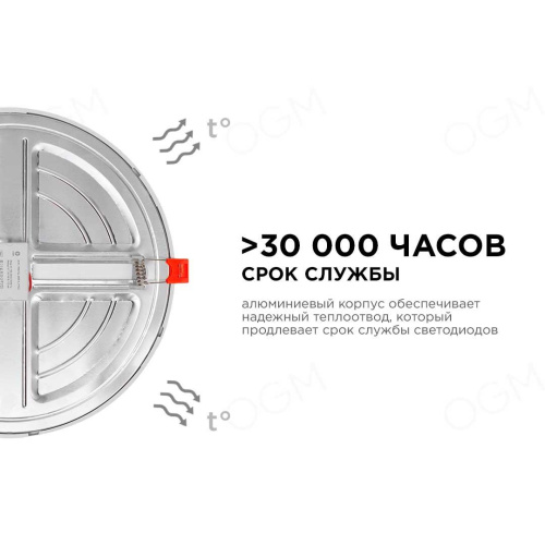 Встраиваемая светодиодная панель OGM LP-11