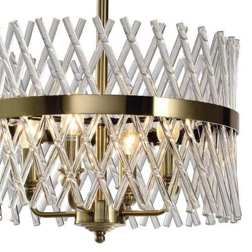 Подвесная люстра Lumien Hall Базиано LH3040/4P-CO-CL Подвесная люстра Lumien Hall Базиано LH3040/4P-CO-CL