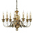 Подвесная люстра Ideal Lux Firenze Sp8 Oro Antico 020839