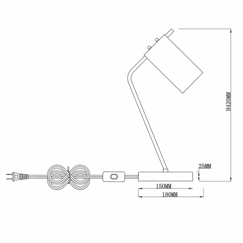 Настольная лампа Rivoli Lattea 3035-501 Б0037699