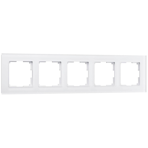 Рамка на 5 постов Werkel Favorit белый матовый  W0051105 4690389160103
