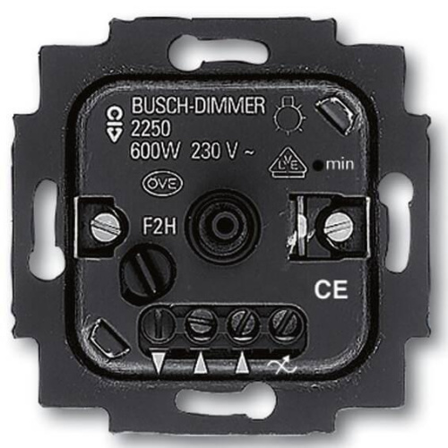 Диммер поворотный для л/н ABB BJE 600W 2CKA006515A0840