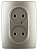 Розетка ЭРА 12 2x2P 16A 250V 12-2107-04 Б0031241