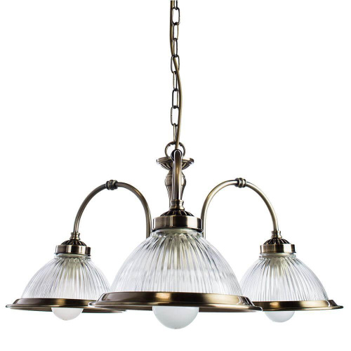 Подвесная люстра Arte Lamp American Diner A9366LM-3AB Подвесная люстра Arte Lamp American Diner A9366LM-3AB
