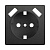 Накладка Werkel для розетки USB Графит рифленый WL04-USB-CP 4690389145964