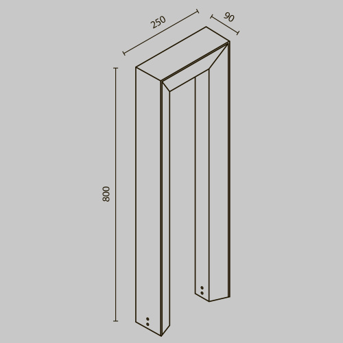 Ландшафтный светильник Outdoor O469FL-L12GF3K