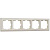 Рамка Werkel Stark на 5 постов слоновая кость WL04-Frame-05-ivory 4690389059360