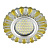Встраиваемый светильник Fametto Luciole DLS-L145 Gu5.3 Glassy/Gold