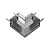 Коннектор L-образный встраиваемый Ambrella Light Track System Magnetic 220V GL1043