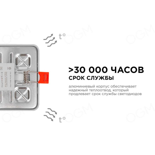 Встраиваемая светодиодная панель OGM LP-14