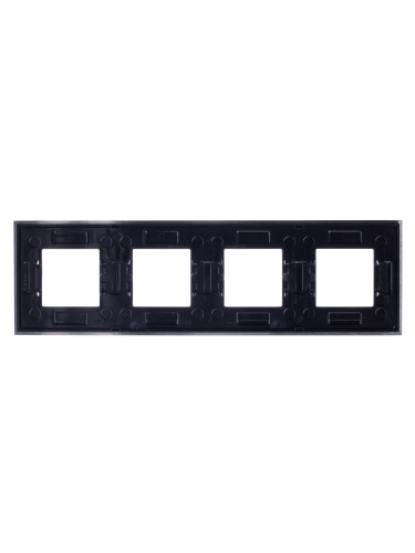 Рамка 4-постовая ABB Zenit сталь 2CLA227400N4001 Рамка 4-постовая ABB Zenit сталь 2CLA227400N4001