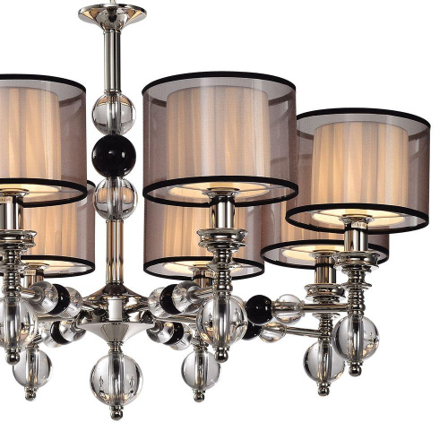 Подвесная люстра Lumien Hall Монелья LH1054/8H-NK-WT Подвесная люстра Lumien Hall Монелья LH1054/8H-NK-WT