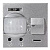 Датчик движения ABB Zenit серебро 2CLA224100N1301