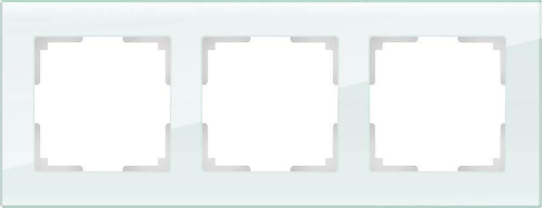 Рамка Werkel Favorit на 3 поста натуральное стекло WL01-Frame-03 4690389060182