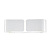 Настенный светильник Ideal Lux Clip AP2 Small Bianco 014166