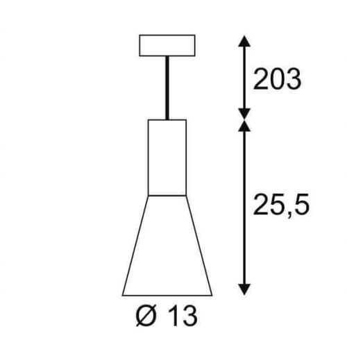 Подвесной светильник SLV Phelia PD-Cone 133330