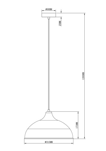 Подвесной светильник Moderli Sega V2760-1P
