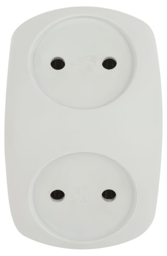 Сетевой разветвитель ЭРА SPx-2-W Б0053480