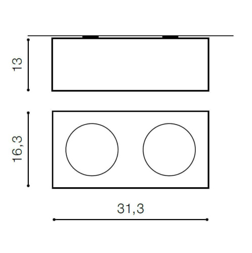 Накладной светильник Azzardo Paulo 2 12V AZ1261