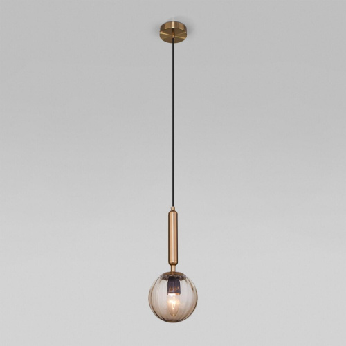 Подвесной светильник Eurosvet Joy 50208/1 янтарный