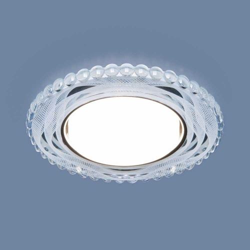 Встраиваемый светильник Elektrostandard 3036 GX53 SL/WH зеркальный/белый a047765