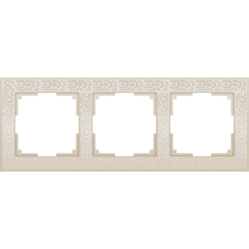 Рамка Werkel Flock на 3 поста слоновая кость WL05-Frame-03-ivory 4690389046926