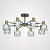 Потолочная Люстра Corf B3 Green 8 Lamps By Imperiumloft