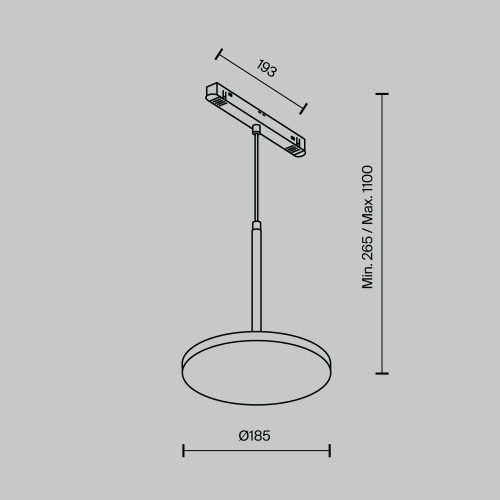 Трековый светильник Technical TR123-2-15W3K-B Трековый светильник Technical TR123-2-15W3K-B