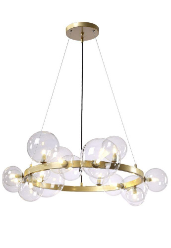 Подвесная люстра Crystal Lux Agata SP15 V2 Gold/Transparente Подвесная люстра Crystal Lux Agata SP15 V2 Gold/Transparente