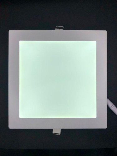 Встраиваемый светодиодный светильник Elvan VLS-102SQ-18W-WW-Wh