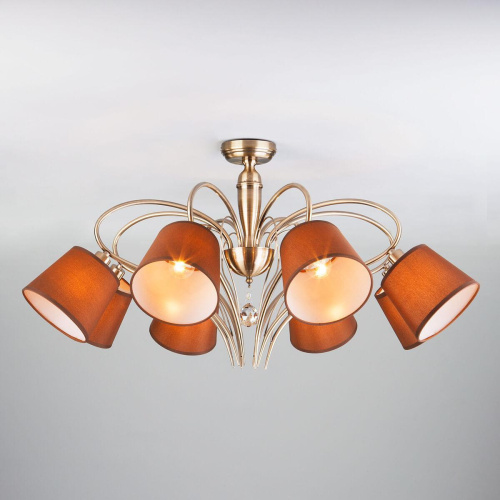 Потолочная люстра Eurosvet 60074/8 античная бронза