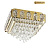 Потолочная люстра LED4U L9438-500-500 GD с функцией УД