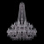 Подвесная люстра Bohemia Ivele 1403/24+12+6/460/h-177/2d Ni